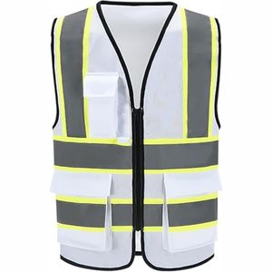 Chaleco de Seguridad Personalizado de Alta Visibilidad, Sin Mangas, Multibolsillos, Ecológico, Transpirable, de Alta Calidad y Venta Caliente, Servicios OEM - Product Image 2