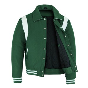 Veste varsity homme de qualité supérieure, légère, entièrement personnalisable, anti-plis, avec les derniers designs. - Product Image 5