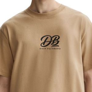 T-shirt en coton pour homme, coupe décontractée, confortable, col rond, basique, pour le sport et les occasions décontractées, impression et broderie personnalisées - Product Image 3