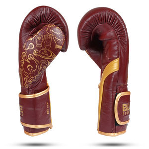 ถุงมือชกมวยหนังวัวแท้ BLAZE FIGHTGEAR ปิดด้วยแถบตีนตุ๊กแก ระบายอากาศได้ดี แห้งเร็ว จับกระชับมือ ปรับแต่งได้ - Product Image 4