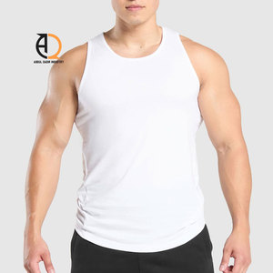 Gym Singlet Stretch Fit Sleeveless Workout Training Shirt - Product Image 1