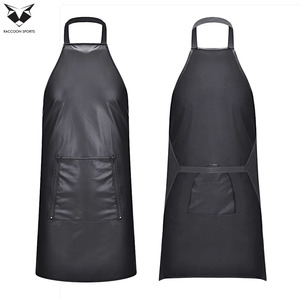 Premium Black Leather Clubwear Apron Unisex Sexy <b>Zipper</b> Pocket Nightclub Bar Waiter Stylish Party Wear Soft Durable Custom Logo - Product Image 4