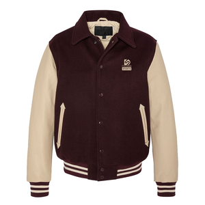 Blousons universitaires grande taille pour hommes – Décontractés, hiver, écologiques, coupe-vent, en toile, col montant, logo frontal – Fabriqués au Pakistan, en stock - Product Image 1