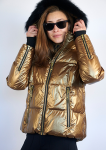 Chaqueta Acolchada para Mujer al por Mayor, Personalizada, Informal, para Exteriores, Resistente al Viento, con Cierre de Cremallera y Bolsillos Laterales, Abrigo Premium para Invierno - Product Image 1