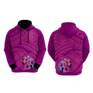 Sublimated Custom Polynesian Design Unisex Polyester Hoodies High Quality All Seasons <b>Top</b> Selling in Wholesale - Product Image 6