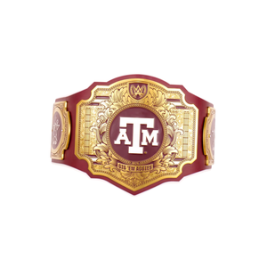 Cinturón de Campeonato Texas A&M Aggies, Cinturón de Lucha Libre Personalizable, Cinturón Deportivo Coleccionable de Alta Calidad para Fanáticos - Product Image 6