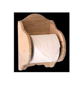 Portarrollos de Papel Higiénico de Madera para Montar en la Pared, Precio Económico, Excelente Diseño, Portarrollos de Papel Higiénico de Madera para Baño - Product Image 1