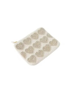 Dernier design de pochette à main brodée de perles, porte-monnaie fait main avec perles de rocaille, couleur personnalisable pour femmes par glowin fashion Enve - Product Image 3