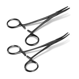 Pinzas Hemostáticas Curvas Antideslizantes y Duraderas de Alta Calidad, Instrumentos Quirúrgicos Reutilizables, Pinzas Kelly - Product Image 1