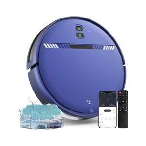 หุ่นยนต์ดูดฝุ่นและถูพื้นแบบรวม พร้อม Wi-Fi, ควบคุมผ่านแอพและเสียง, ถังเก็บน้ำ และระบบทำความสะอาดตามกำหนดเวลา - Product Image 1
