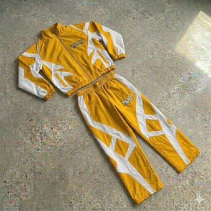 Custom Men's Winter Solid Cotton Hooded <b>Tracksuits</b> Printed Windbreaker 2-Piece Zipper Waterproof Windbreaker <b>Tracksuits</b> - Product Image 6