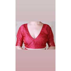 Sari en soie Banarasi bleu doux tissé par Elite Weaves avec un motif ondulé Zari unique, chemisiers et chemises pour femmes 650g - Product Image 1