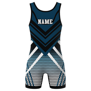 Dernière conception de vêtements de sport pour adultes, imprimés en sérigraphie, respirants, extensibles, séchage rapide, 100% polyester, pour la lutte - Product Image 3