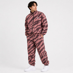 Conjunto de Chaqueta y Pantalones Cortavientos con Estampado Abstracto Personalizado, MOQ Bajo, Chaqueta con Cremallera Completa y Pantalones, Chaquetas de Nailon Ligeras e Impermeables, Sudaderas con Capucha - Product Image 4