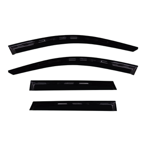 ชุดบังแดดหน้าต่างรถยนต์ Jetta VS5 ปี 2019 ขึ้นไป รุ่น Slimline สีดำใส อะคริลิค GCS 4 ชิ้น พร้อมเทปกาว 3M สำหรับป้องกัน - Product Image 1