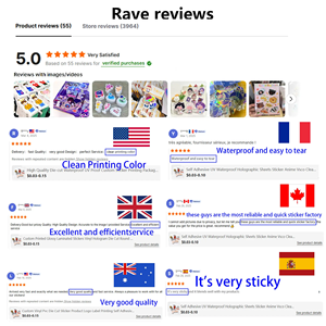 Adesivi Trasparenti Personalizzati a Doppio Strato con Taglio Kiss-Cut, Formato A4 <span class=keywords><strong>A5</strong></span> A6, in PVC Vinilico per Planner e Fogli Decorativi - Product Image 5