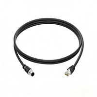 Cable Ethernet Industrial M12 X-Code de 8 Pines a RJ45 10GigE Vision S/FTP