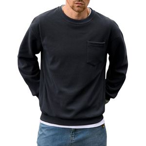 Sudadera Charcoal para Hombre, Personalizada, Oversize, con Hombros Caídos, Cuello Redondo, Corte Relajado, Estilo Casual Urbano - Product Image 2