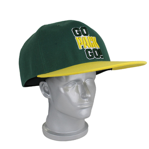 Gorra de béisbol extragrande de 6 paneles, 100% algodón, colores en contraste, divertida, con letras gigantes en relieve, moderna, personalizada, común - Product Image 1