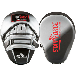 Custom PU Professional <b>Focus</b> Mitts Outdoor MMA Kickboxing Cycling Wrist Strap Hook and Loop Closure OEM Factory Supplier - Product Image 2