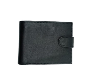 Stylish High Quality <b>Men's</b> Short Card Business <b>Wallet</b> Custom Designer Genuine Leather Fold Customized Logo Low MOQ Wholesale - Product Image 1