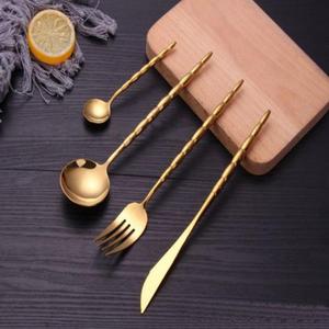 Ensemble de couverts en acier inoxydable durable et résistant à la rouille avec des bords lisses pour une expérience culinaire quotidienne à la maison - Product Image 2
