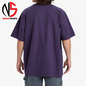 En Stock, Camiseta Larga Holgada de Algodón 100% para Hombre, Cómoda, Transpirable, de Secado Rápido, Talla Personalizada en NURAK en 2026 - Product Image 4