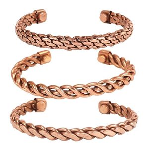 กำไลข้อมือทองแดงบริสุทธิ์สำหรับผู้ชายและผู้หญิง - Product Image 6