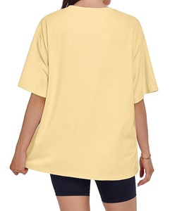 Nueva Colección de Camisetas de Mujer Estampadas 100% Algodón, Manga Corta, Cuello Redondo, Hombros Caídos, Talla Grande, Cómodas, de Bangladesh - Product Image 6