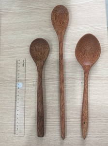 Handmade Natural Coconut Wooden Honey <b>Spoons</b> <b>Small</b> <b>Spoon</b> for Tea, Coffee, Ice Cream Wholesale Price from Vietnam - Product Image 4