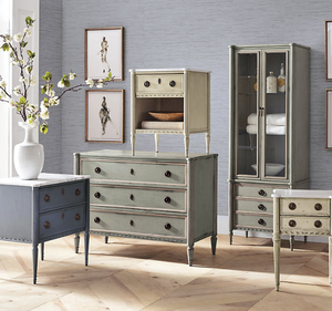 Commode élégante et moderne en bois de mahogany massif, armoire de rangement élégante pour chambre à coucher, meubles contemporains pour la maison - Product Image 2
