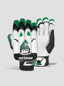 Guantes de bateo de críquet MB Malik de cuero personalizados con el último diseño único, totalmente cómodos, ambidiestros y transpirables. - Product Image 4