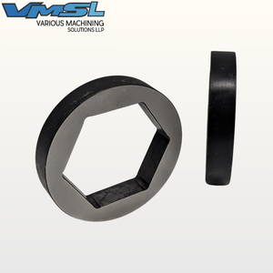 Anneau d'espacement pour broyeur industriel en acier allié trempé et rectifié avec précision pour l'assemblage de coupeurs à double arbre - Product Image 2