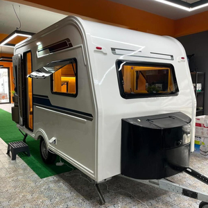 750kg Aluminum 4x4 Mini Caravan Travel House Compact Camper <b>Trailer</b> Mobile Home with Kitchen Sleeping Space - Product Image 6