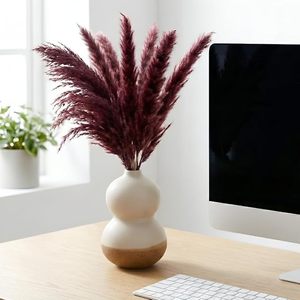 Luxury Cream Matte Glazed Porcelain Flower <b>Vase</b> Scentsia Shape Decorative Bud <b>Vase</b> <b>for</b> Home Wedding Table Decor - Product Image 6