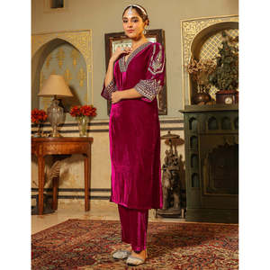 Ensemble de costume de fête pour femmes élégant cordon haut et bas - Product Image 2
