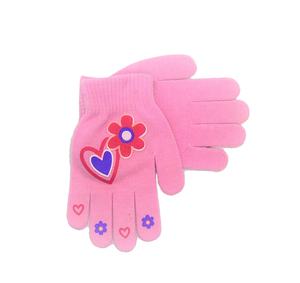 Flore coeur tricoté magique acrylique gants enfants hiver Jacquard Style sport cyclisme quotidien activités de plein air fêtes - Product Image 3