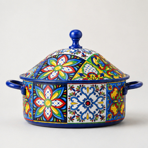 Marmite de service alimentaire moderne et admirable en acier inoxydable de forme personnalisée, plat à soupe isotherme, chauffe-plat pour la cuisine du Moyen-Orient - Product Image 1