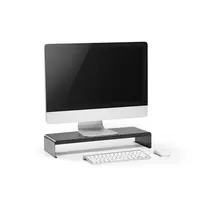 Moniteur de bureau ergonomique pour ordinateur portable, avec écran en acier, ultramince pour ordinateur