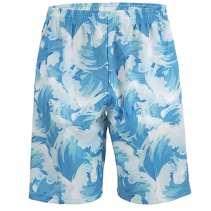 Pantalones Cortos Deportivos de Verano para Hombre, Sólidos, de Secado Rápido y Transpirables, Antiarrugas, Hechos de Malla de Poliéster Ice Silk para un Confort Óptimo - Product Image 1