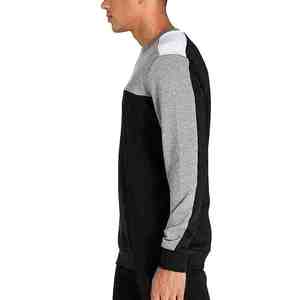 Wholesale Custom Men's Winter Fleece Crew <b>Pullover</b> Regular Fit Breathable Polyester Solid Front Logo Warm Sports <b>Jumper</b> - Product Image 2