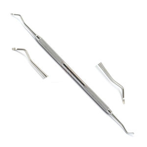 Dogmatic International DM129 18W Instrumentos Dentales de Acero Inoxidable para Restauración de Caries, Cuchara para Limpieza y Relleno Dental - Product Image 1