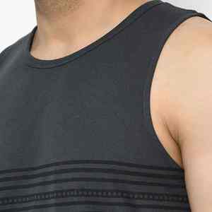 Camiseta sin Mangas para Hombre, 100% Algodón, Transpirable y de Alta Calidad, Ropa Deportiva Tejida para Fitness, Color Sólido Informal - Product Image 5