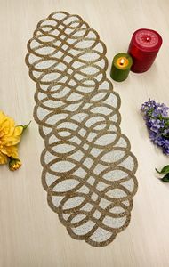 Bohemian Beaded <b>Table</b> <b>Runner</b> Handmade Decorative <b>Dining</b> Tablecloth for Home Wedding Party and Celebration Decor - Product Image 6
