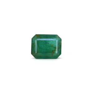 10.3 Carat Oval Heart or Emerald Cut Loose Synthetic Zambian Emerald Gemstone for Fine Jewelry - Product Image 1