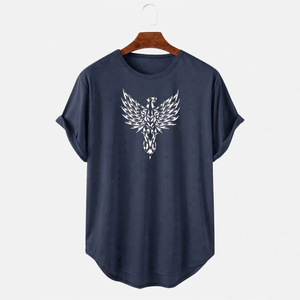 Camiseta de Manga Corta Personalizada de Algodón Grueso Vintage de 260 g con Logotipo Estampado para Venta al por Mayor a Bajo Precio - Product Image 3