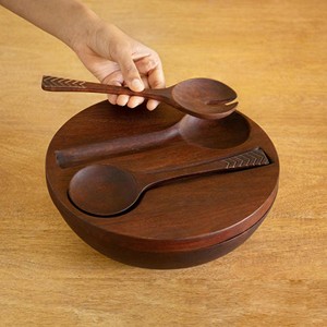 Artículo de Lujo, Tazones Modernos Desechables para Servir Ensaladas, Hechos a Mano con Madera de Mango y Acacia, Vajilla para Fiestas, HANDICRAFT HUB Uttar Pradesh - Product Image 2