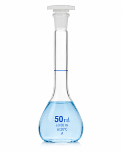 ขวดวัดปริมาตรแก้วบอโรซิลิเกตขนาด 50-1000 มล. พร้อมจุกโพลีเอทิลีน - Product Image 2