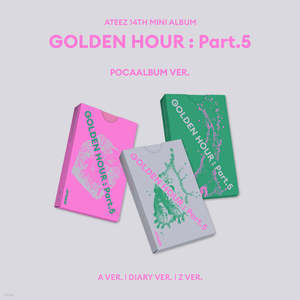 [Album original coréen] ATEEZ - GOLDEN HOUR : Part 5 (POCAALBUM) - Product Image 1