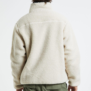 OEM Service Custom Design Blank Wholesale Sherpa Wool <b>Jacket</b> With Fleece <b>Zip</b> <b>up</b> <b>Jacket</b> Custom Sherpa Fleece <b>Jacket</b> Men - Product Image 4